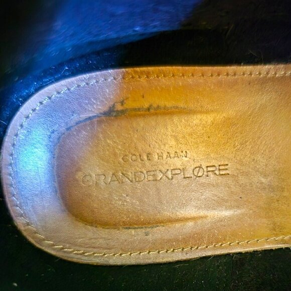 Cole Haan Zero Grand Explorer Green Leather Waterproof Hiking Boots Sz 9 - Picture 10 of 10